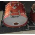 Ludwig Drum Set: Vintage Ludwig 1980s Red Mahogany Drum Set