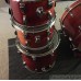 Ludwig Drum Set: Vintage Ludwig 1980s Red Mahogany Drum Set