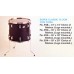 Ludwig Drum Set: Vintage Ludwig Vistalite Drum Set 'Power Factory' Smoke  