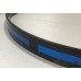 Ludwig Drum Parts : Ludwig 20" Bass Drum Hoop : Blue Sparkle Inlay Ludwig Bass Drum Hoop