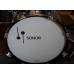 Sonor Drums : Vintage 1960s Sonor Black Onyx Sonor Drum Set w/ Tear Drop Lugs